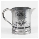 Vintage White Horse Scotch Pitcher - Pewter