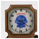 Vintage Pabst Blue Ribbon Beer Wall Clock