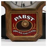 Vintage Pabst Blue Ribbon Beer Wall Clock