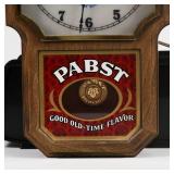 Vintage Pabst Blue Ribbon Beer Wall Clock