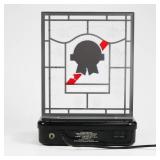 Pabst Blue Ribbon Beer Stained Glass Alarm Clock