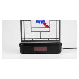 Pabst Blue Ribbon Beer Stained Glass Alarm Clock