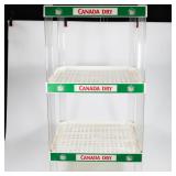 Canada Dry Plastic 3 Shelf - Store Display