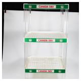 Canada Dry Plastic 3 Shelf - Store Display