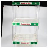 Canada Dry Plastic 3 Shelf - Store Display