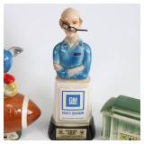 Jim Beam Whiskey Bottle Decanter - Train Car, GM Parts