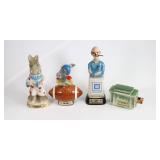 Jim Beam Whiskey Bottle Decanter - Train Car, GM Parts
