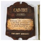 Calvert Whiskey Advertisement Lot