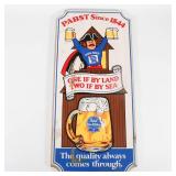 Pabst Blue Ribbon Wood Sign
