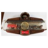 Budweiser Champion Clydesdale Horse Team Vintage Hanging Lighted Sign