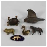 Vintage Figurine Lot - Bronze Statues