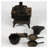 Crescent Moon Mini Cast Iron Lot