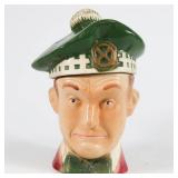 Vintage 1976 Heritage Ezra Brooks Stan Laurel Decanter