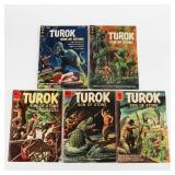 Vintage Comic Book Lot - Turok, Tarzan, U.N.C.L.E