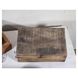 Lot of Vintage Wooden Boxes and Organizers Lot of Vintage Wooden Boxes and Organizers