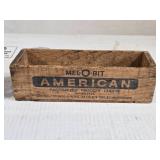Vintage Mel-O-Bit American Cheese Wooden Box and Other Wooden Box Vintage Mel-O-Bit American Cheese Wooden Box and Other Wooden Box