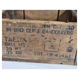 Wooden Ammo Crate for .30 Cal Bandoleers Wooden Ammo Crate for .30 Cal Bandoleers