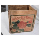 Pride of La Verne Wooden Citrus Crate Pride of La Verne Wooden Citrus Crate