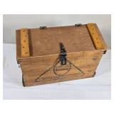 Bell & Gossett Company, Chicago, Illinois Vintage Wooden Box with Hinged Lid Bell & Gossett Company, Chicago, Illinois Vintage Wooden Box with Hinged Lid