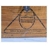 Bell & Gossett Company, Chicago, Illinois Vintage Wooden Box with Hinged Lid Bell & Gossett Company, Chicago, Illinois Vintage Wooden Box with Hinged Lid