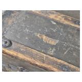 Antique Wooden Storage Trunk approx. 24" wide Antique Wooden Storage Trunk approx. 24" wide