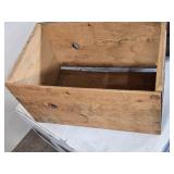 Lot of 2 Vintage Wooden Crates one with Fruit Labels Lot of 2 Vintage Wooden Crates one with Fruit Labels