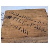 Yeast Foam Vintage Wooden Box  from Northwestern Yeast Co., Chicago, IL approx. 9" Long Yeast Foam Vintage Wooden Box  from Northwestern Yeast Co., Chicago, IL approx. 9" Long