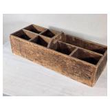 Wooden Organizer Box with Compartments 25" long Wooden Organizer Box with Compartments 25" long