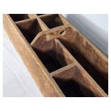 Wooden Organizer Box with Compartments 25" long Wooden Organizer Box with Compartments 25" long