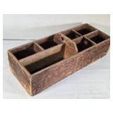 Wooden Organizer Box with Compartments 25" long Wooden Organizer Box with Compartments 25" long