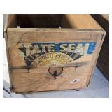 Lot of 2 Vintage Wooden Fruit Crates Lot of 2 Vintage Wooden Fruit Crates