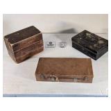 Vintage Wooden and Metal Storage Boxes Vintage Wooden and Metal Storage Boxes