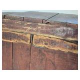 Antique Wooden Crate with Lid that Uses Bent Nails as Latches approx. 15 1/2" wide and 11" high Antique Wooden Crate with Lid that Uses Bent Nails as Latches approx. 15 1/2" wide and 11" high
