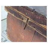 Antique Wooden Crate with Lid that Uses Bent Nails as Latches approx. 15 1/2" wide and 11" high Antique Wooden Crate with Lid that Uses Bent Nails as Latches approx. 15 1/2" wide and 11" high