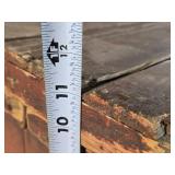 Antique Wooden Crate with Lid that Uses Bent Nails as Latches approx. 15 1/2" wide and 11" high Antique Wooden Crate with Lid that Uses Bent Nails as Latches approx. 15 1/2" wide and 11" high