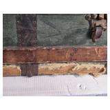 Antique Steamer Trunk apprx. 34 1/2" long, 19 1/2" wide, 13" tall Antique Steamer Trunk apprx. 34 1/2" long, 19 1/2" wide, 13" tall