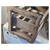Vintage Wooden Crates VIS Brand West Side Cantaloupes and Jewel Apples Vintage Wooden Crates VIS Brand West Side Cantaloupes and Jewel Apples