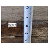Antique Wooden Storage Box approximately 30 inches in length, 12 inches in width, and 7 inches in height Antique Wooden Storage Box approximately 30 inches in length, 12 inches in width, and 7 inches in height