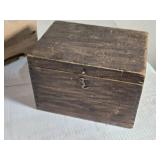 Vintage Wooden Fruit Crate featuring the Brogdex Fruit branding and Small Wooden Box Vintage Wooden Fruit Crate featuring the Brogdex Fruit branding and Small Wooden Box