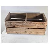Vintage Wooden Fruit Crate featuring the Brogdex Fruit branding and Small Wooden Box Vintage Wooden Fruit Crate featuring the Brogdex Fruit branding and Small Wooden Box