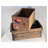 Lot of 2 Vintage Fruit Crates Lot of 2 Vintage Fruit Crates