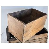 Lot of 2 Vintage Fruit Crates Lot of 2 Vintage Fruit Crates