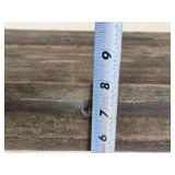 Rustic Wood Riser with Turned Legs approximately 32 inches in length and 8" in height Rustic Wood Riser with Turned Legs approximately 32 inches in length and 8" in height