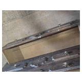 Vintage Wooden Dresser with Three Drawers approximately 41 inches in length, 17 1/2 inches in depth, and 32 inches in height Vintage Wooden Dresser with Three Drawers approximately 41 inches in length, 17 1/2 inches in depth, and 32 inches in height