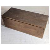 Lot of 2 Wooden Storage Boxes with Lids Lot of 2 Wooden Storage Boxes with Lids