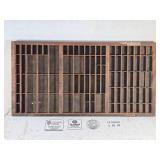 Antique Wooden Typesetting Tray approx. 32" long Antique Wooden Typesetting Tray approx. 32" long