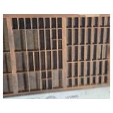 Antique Wooden Typesetting Tray approx. 32" long Antique Wooden Typesetting Tray approx. 32" long