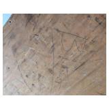 Antique Wooden Typesetting Tray approx. 32" long Antique Wooden Typesetting Tray approx. 32" long