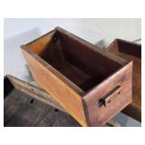 Lot of 3 Antique Wooden Drawers Lot of 3 Antique Wooden Drawers