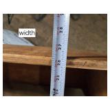 Wooden Storage Crate with Dividers approx. 26 1/2" long, 26 1/2" wide and 9 1/2" tall Wooden Storage Crate with Dividers approx. 26 1/2" long, 26 1/2" wide and 9 1/2" tall